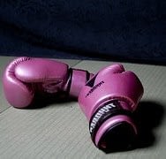 pink glove