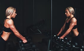 woman exercising