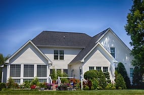 house with yard